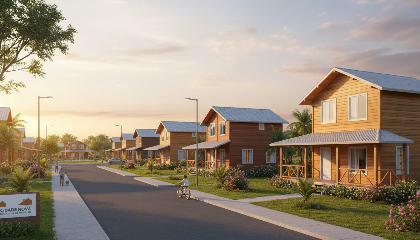 Casas de Madeira Pré-Fabricadas em Santa Luzia do Paruá – MA