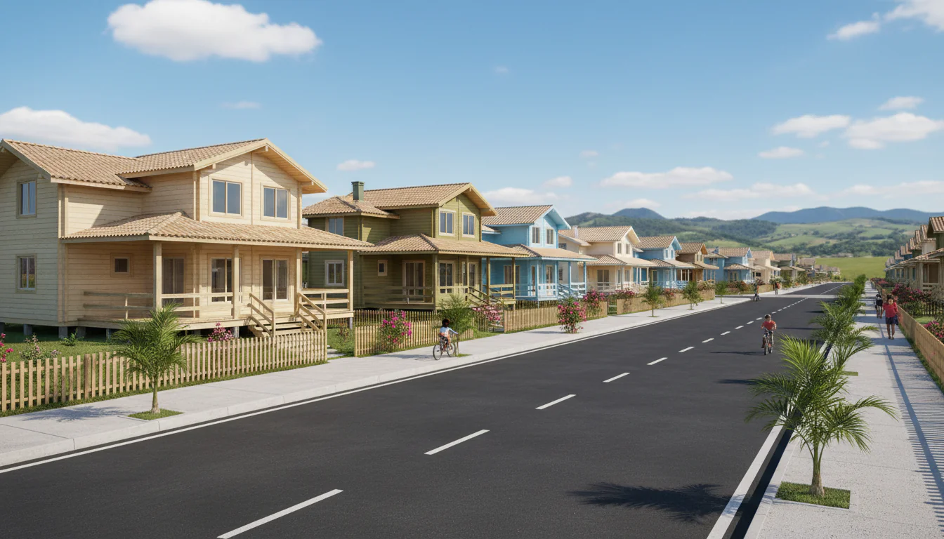 Casas de Madeira Pré-Fabricadas em Dom Inocêncio – PI Casas de Madeira Pré-Fabricadas em Dom Inocêncio – PI