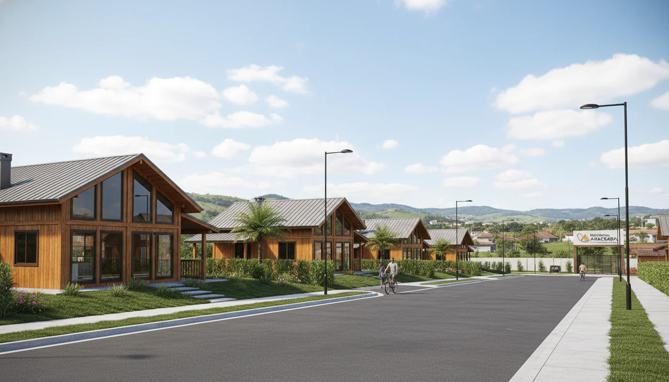 Casas de Madeira Pré-Fabricadas em Aracoiaba – CE