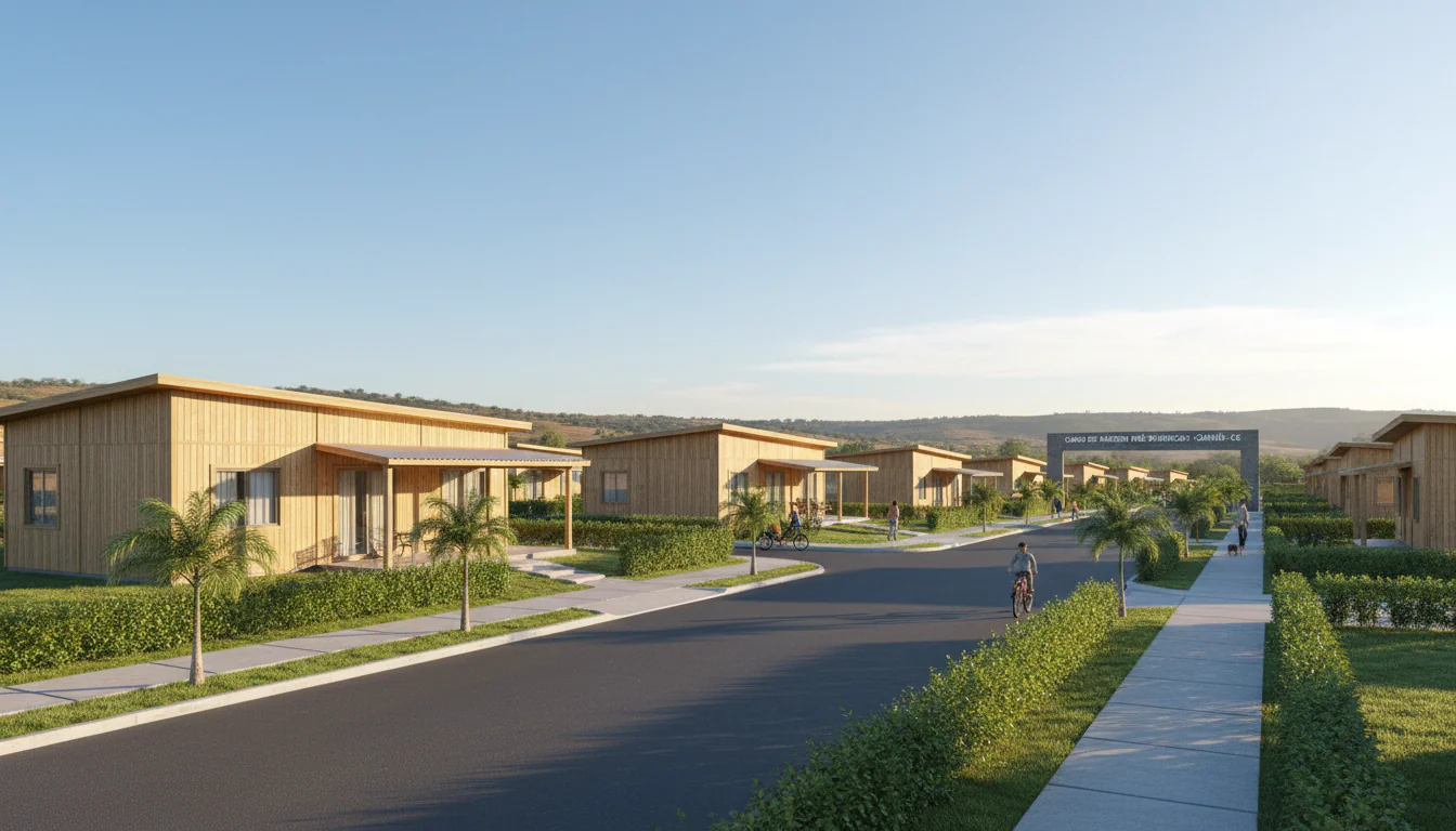 Casas de Madeira Pré-Fabricadas em Cariús – CE