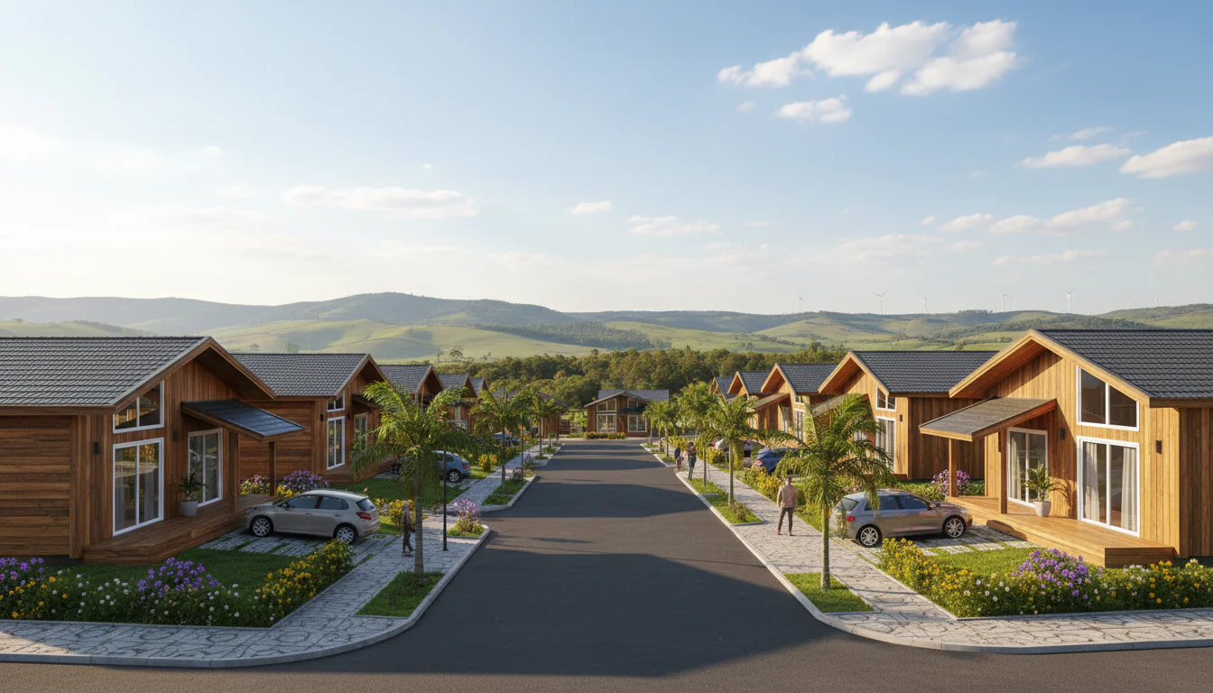 Casas de Madeira Pré-Fabricadas em Carnaubal – CE