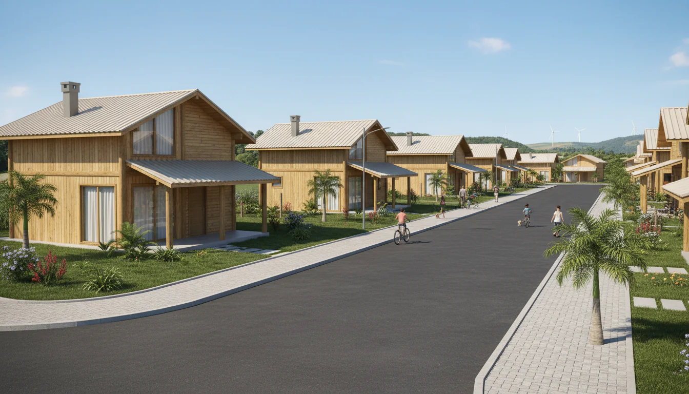 Casas de Madeira Pré-Fabricadas em Catarina – CE