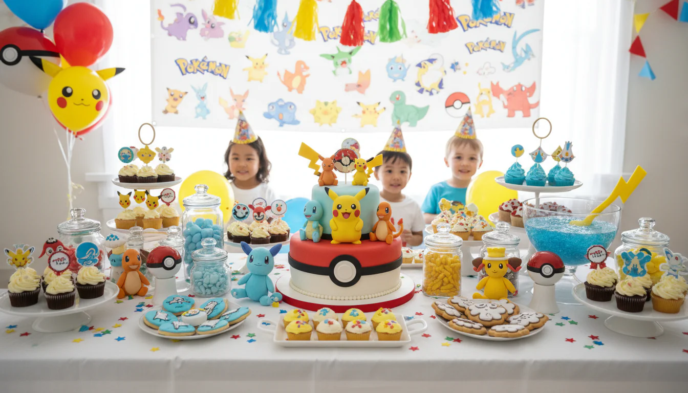 Festa Pokémon: inspirações criativas e alegres