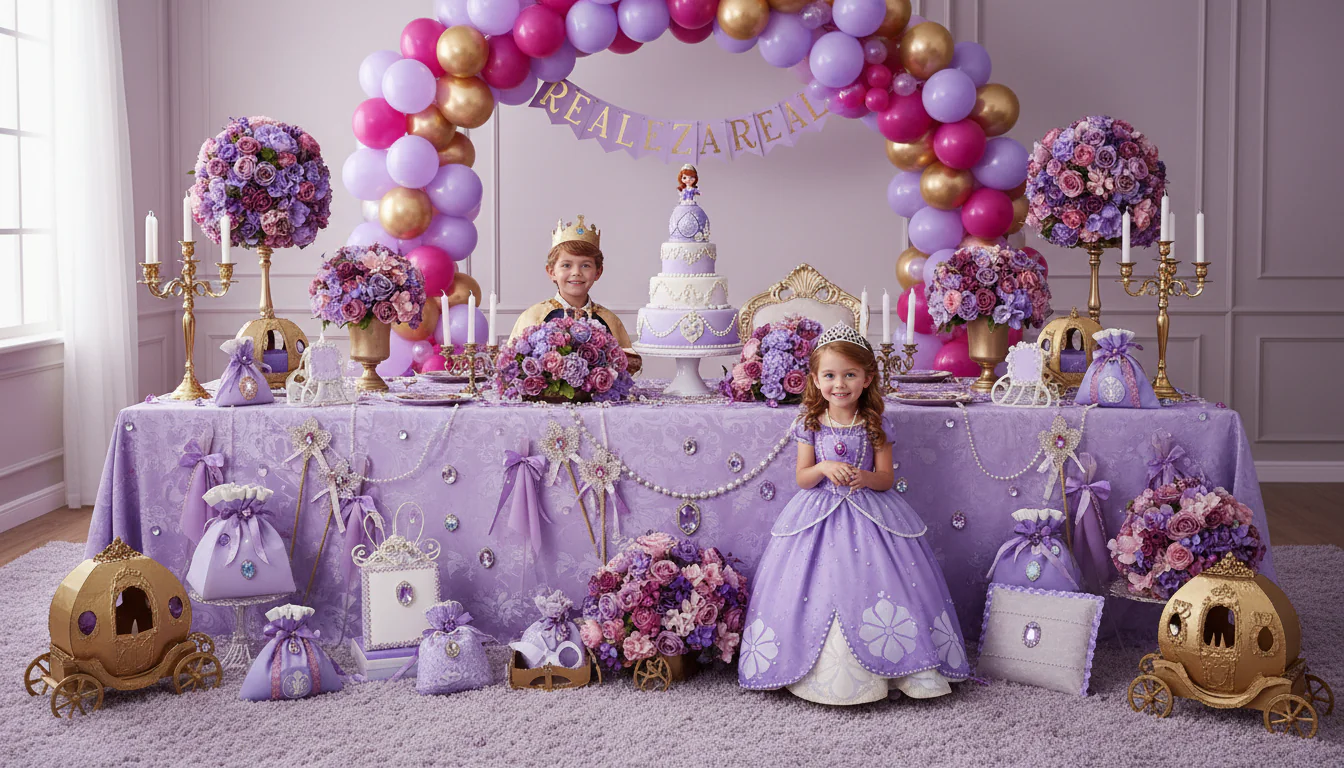 Festa Princesa Sofia: ideias e tutoriais dignos da realeza