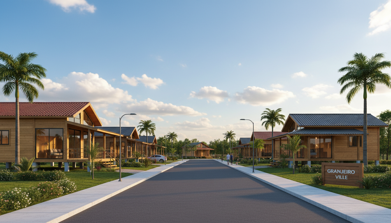 Casas de Madeira Pré-Fabricadas em Granjeiro – CE