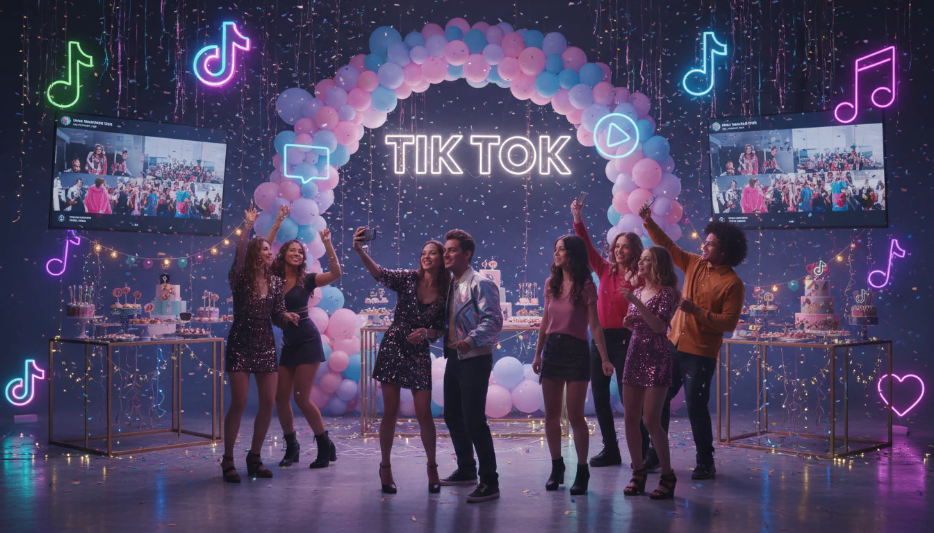 Festa Tik Tok: fotos para inspirar e copiar