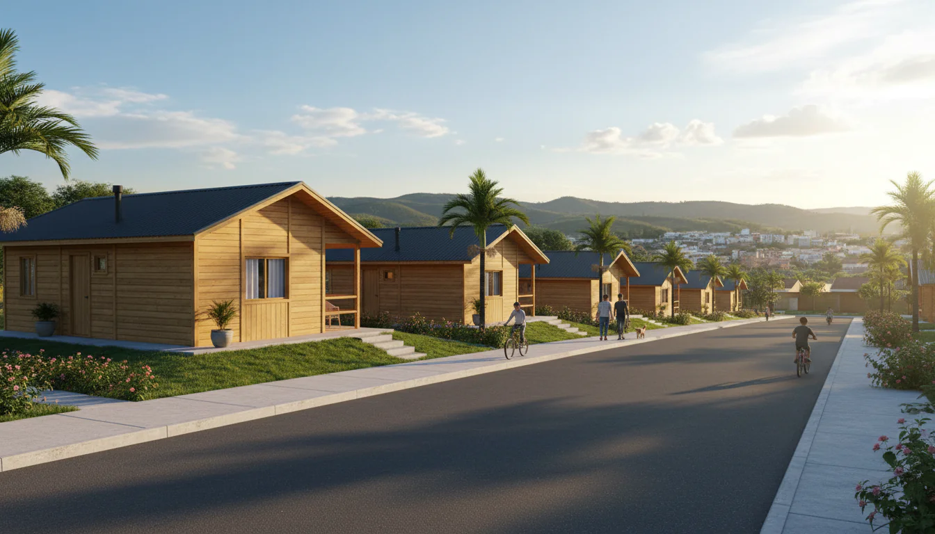 Casas de Madeira Pré-Fabricadas em Ipu – CE