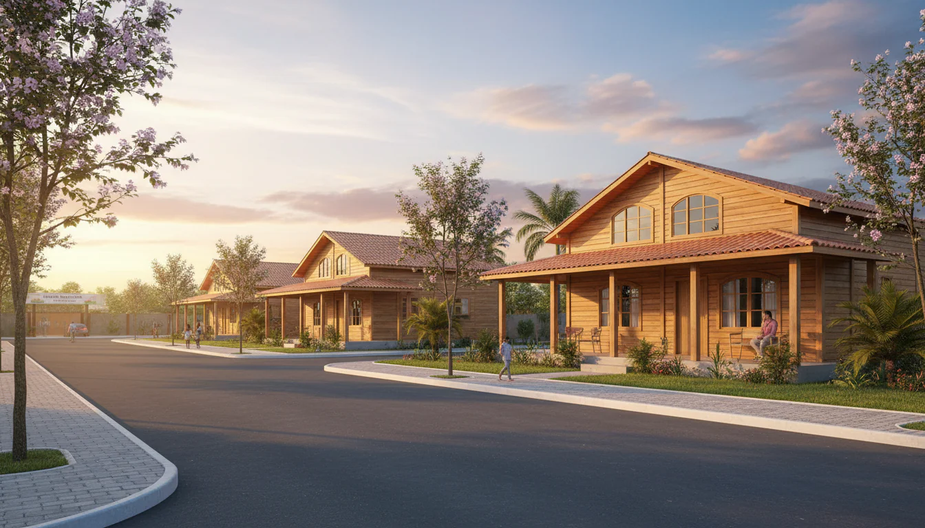 Casas de Madeira Pré-Fabricadas em Itapiúna – CE