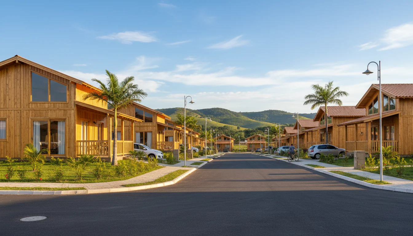 Casas de Madeira Pré-Fabricadas em Jaguaretama – CE