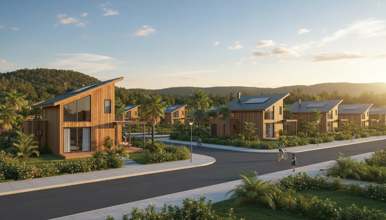 Casas de Madeira Pré-Fabricadas em Jardim – CE