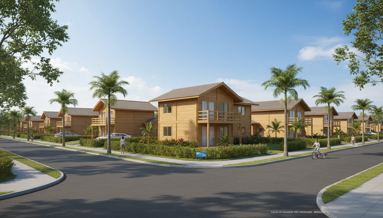 Casas de Madeira Pré-Fabricadas em Marco – CE