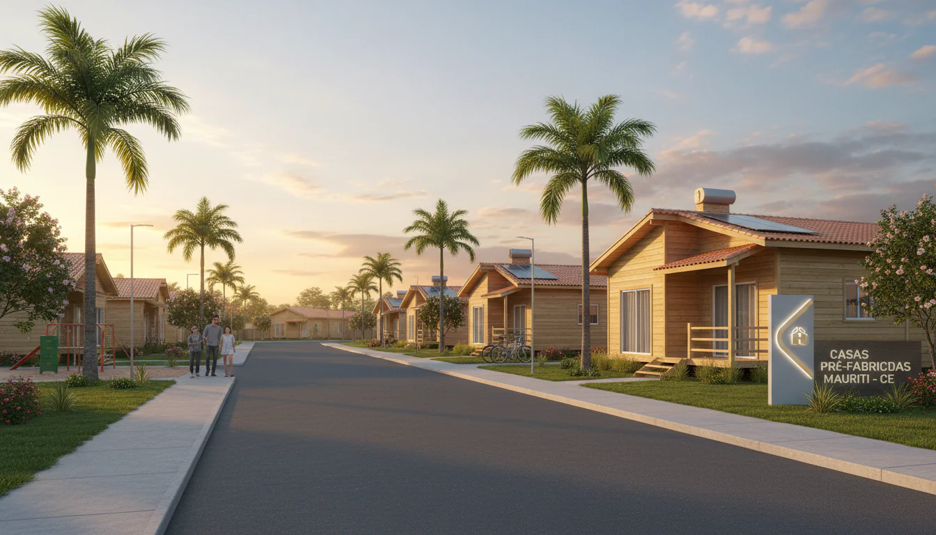Casas de Madeira Pré-Fabricadas em Mauriti – CE