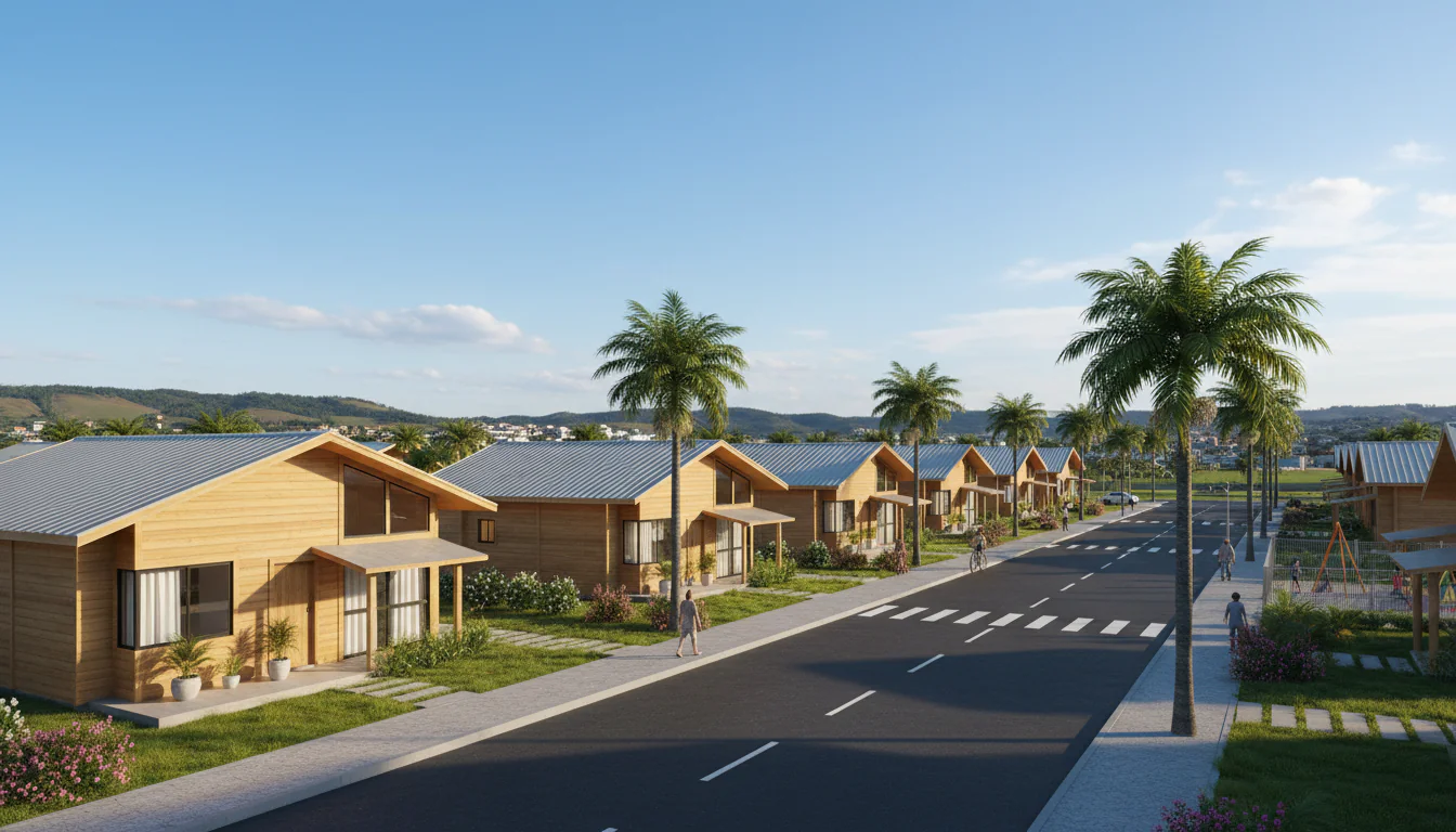 Casas de Madeira Pré-Fabricadas em Milagres – CE