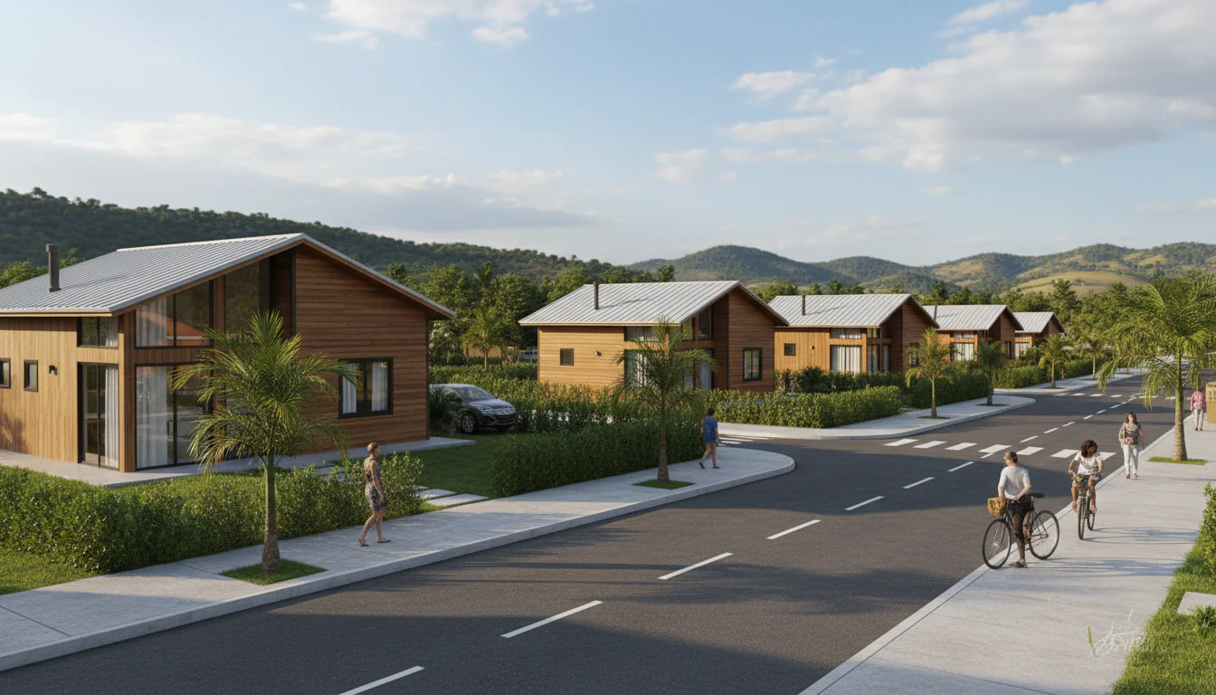 Casas de Madeira Pré-Fabricadas em Mombaça – CE