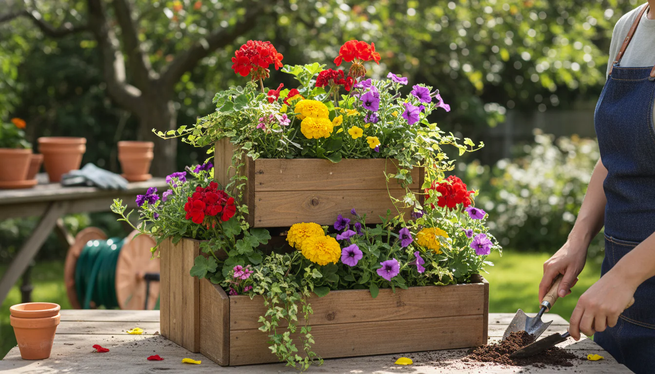 Floreira de madeira: ideias floridas e tutoriais