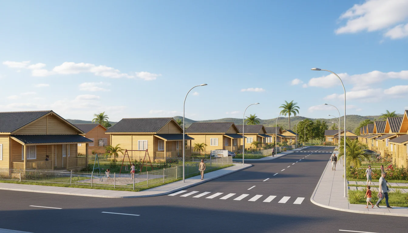 Casas de Madeira Pré-Fabricadas em Mucambo – CE