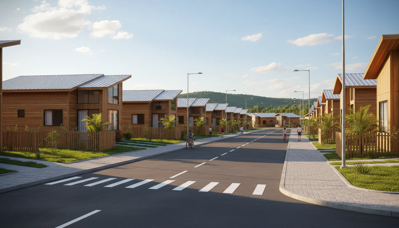 Casas de Madeira Pré-Fabricadas em Nova Olinda – CE