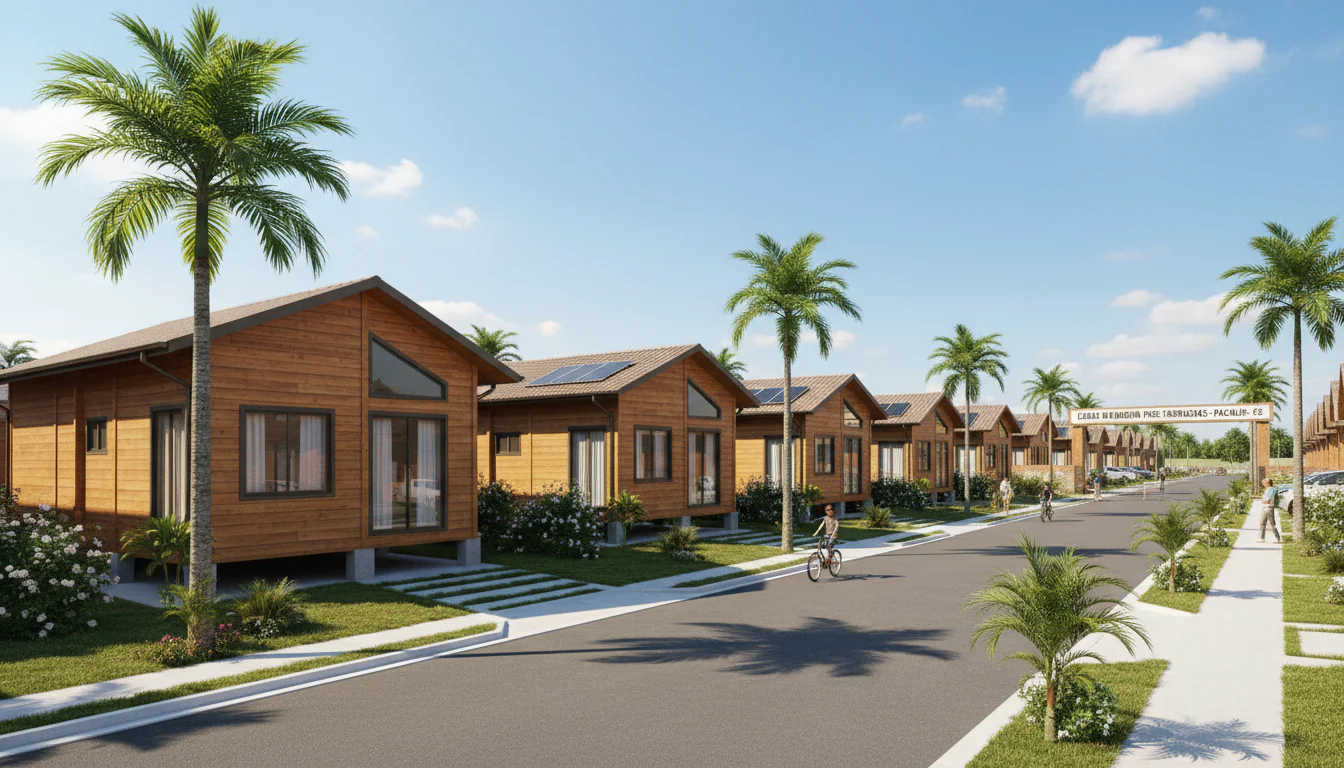 Casas de Madeira Pré-Fabricadas em Pacajus – CE