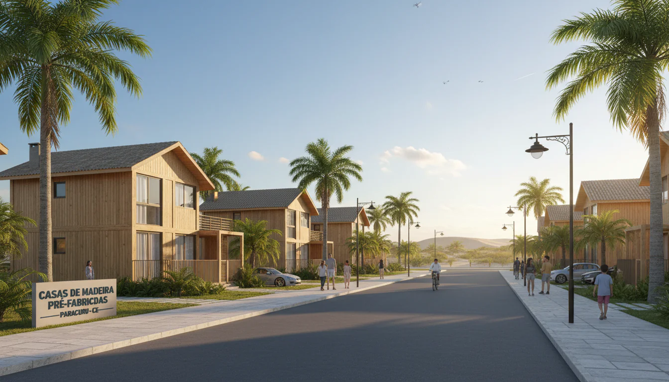 Casas de Madeira Pré-Fabricadas em Paracuru – CE Casas de Madeira Pré-Fabricadas em Paracuru – CE