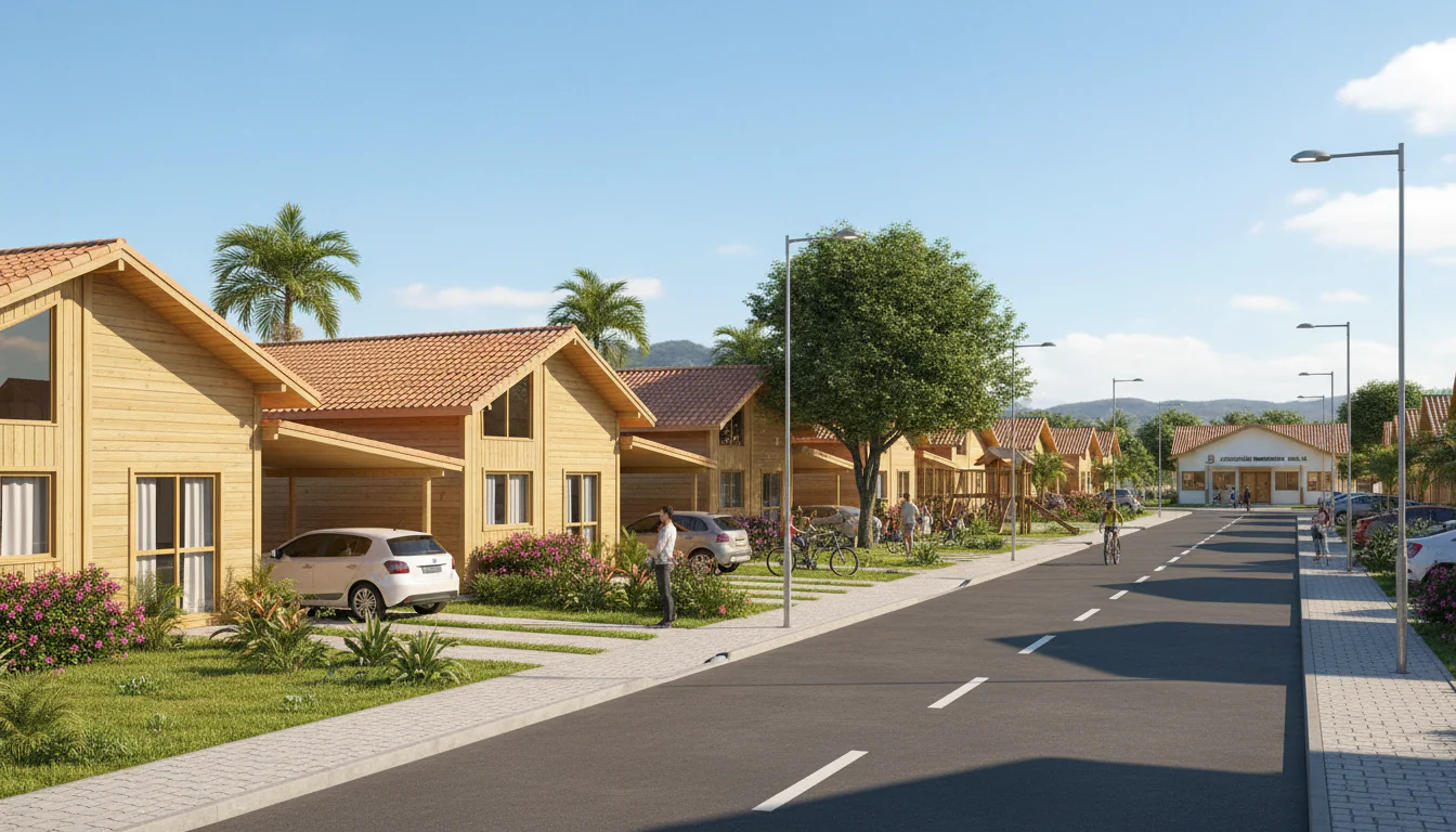 Casas de Madeira Pré-Fabricadas em Russas – CE