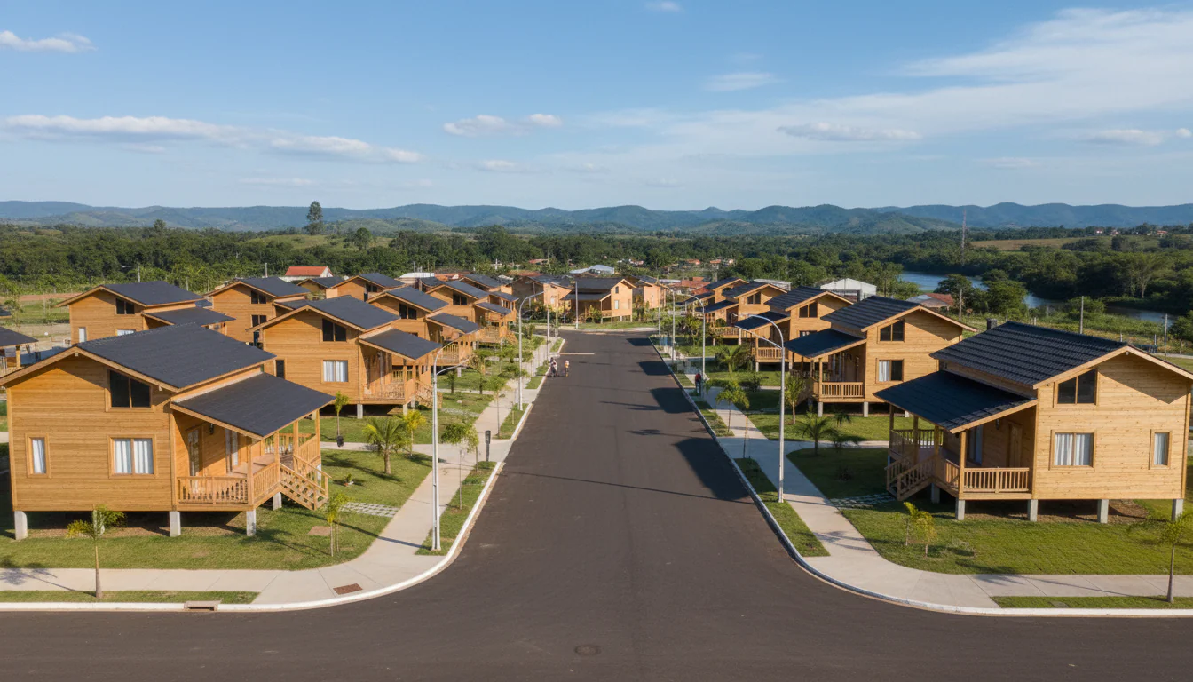 Casas de Madeira Pré-Fabricadas em Saboeiro – CE