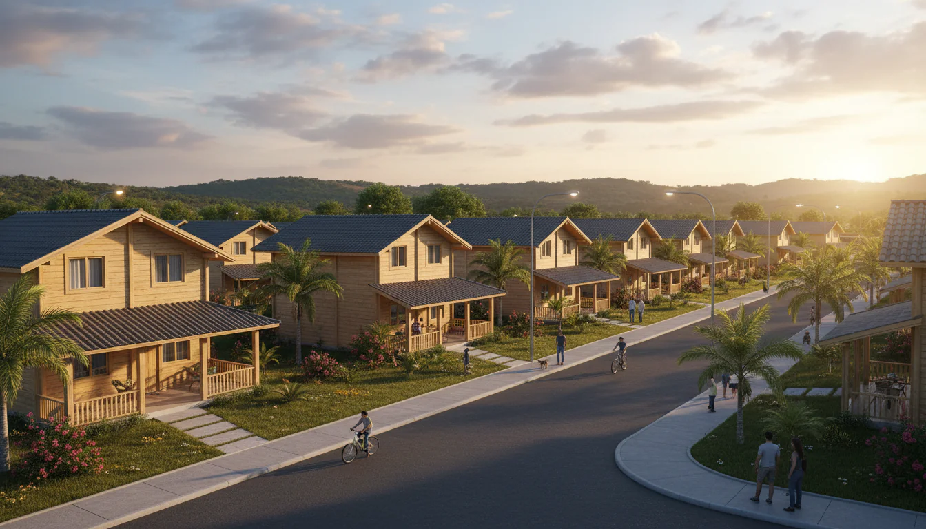 Casas de Madeira Pré-Fabricadas em Santana do Acaraú – CE