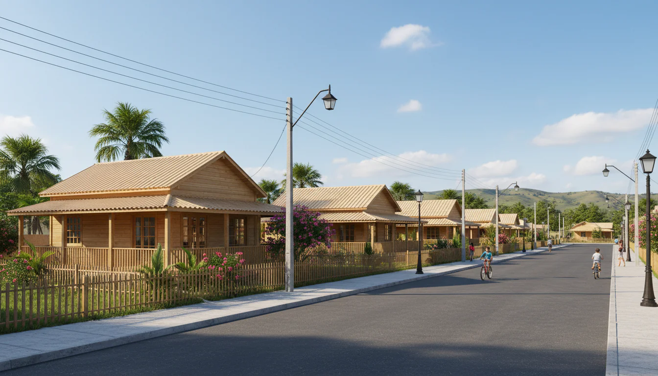 Casas de Madeira Pré-Fabricadas em Senador Sá – CE