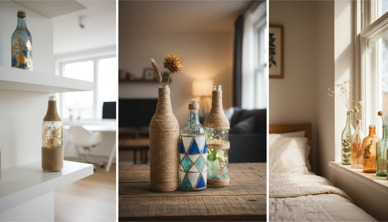 Garrafas decoradas: peças para todos tipos de ambientes