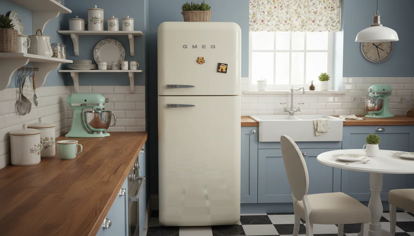Geladeira retrô: ideias maravilhosas para cozinha