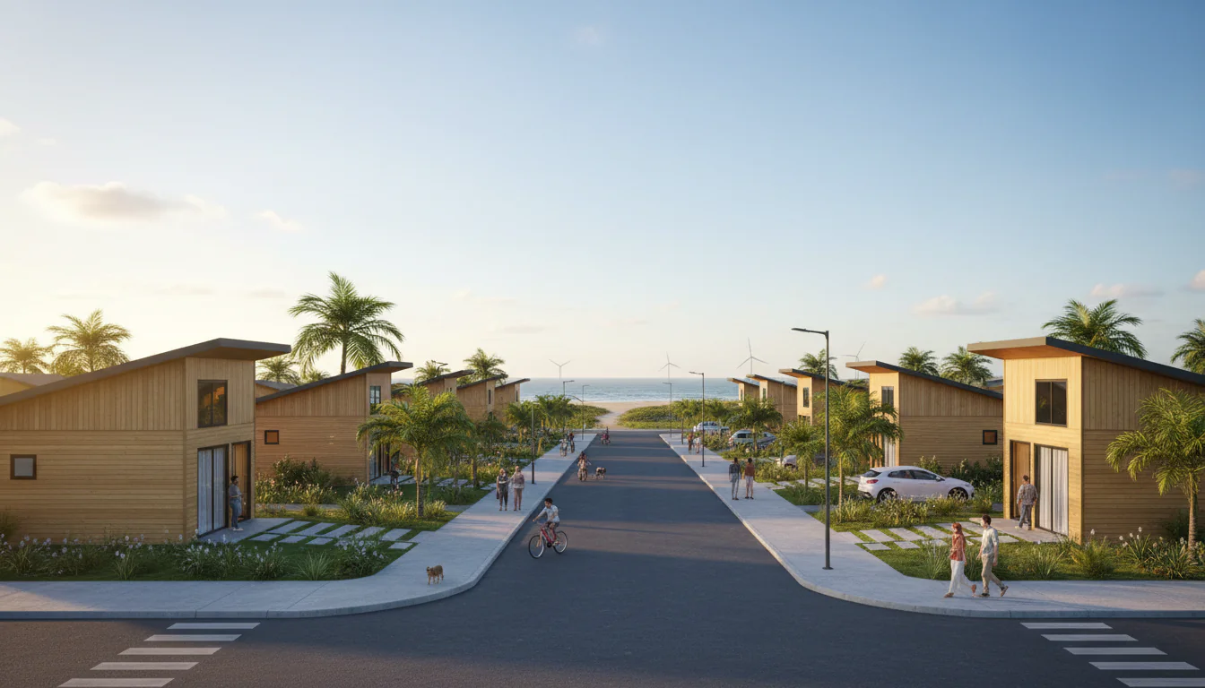 Casas de Madeira Pré-Fabricadas em Amontada – CE