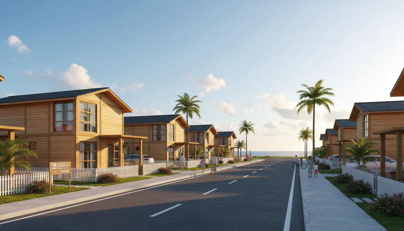 Casas de Madeira Pré-Fabricadas em Icapuí – CE