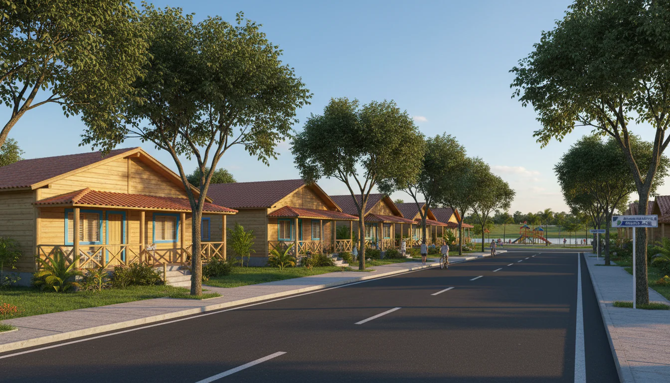 Casas de Madeira Pré-Fabricadas em Milhã – CE