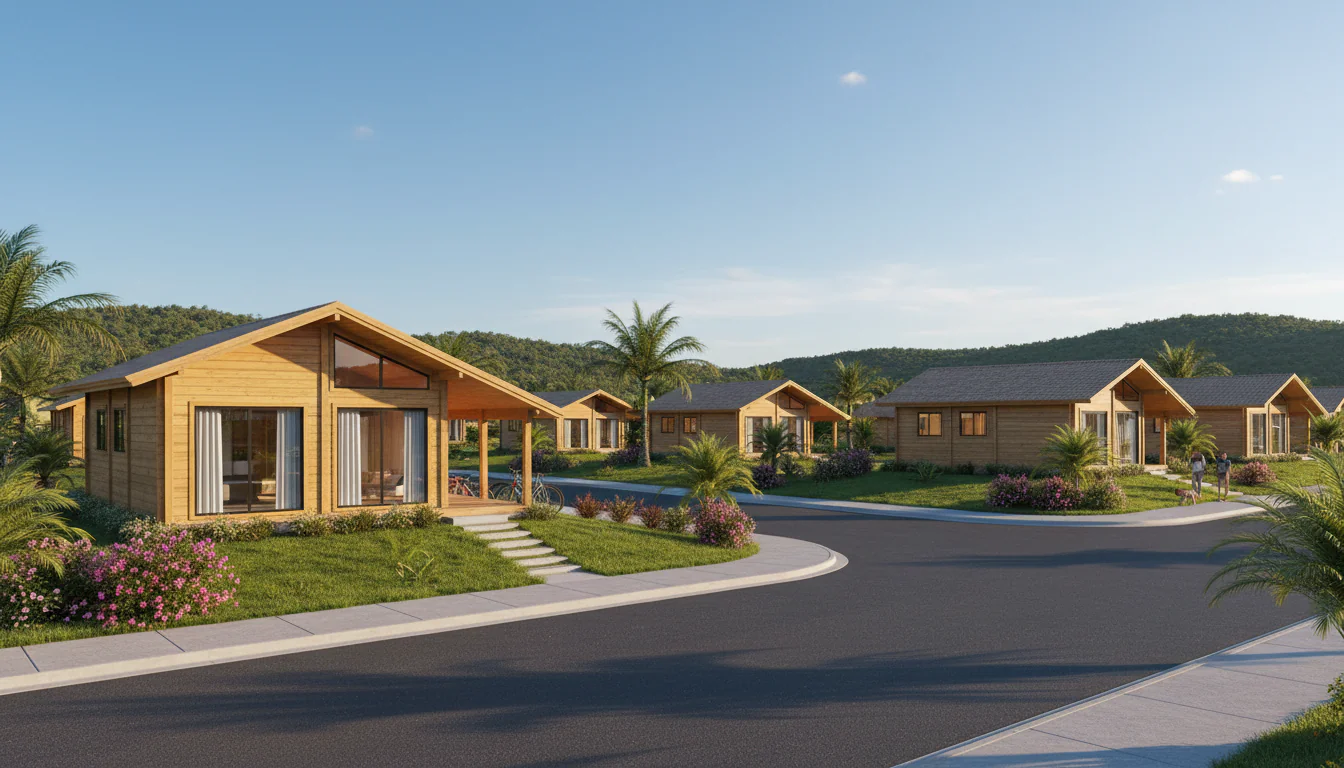 Casas de Madeira Pré-Fabricadas em Paraipaba – CE