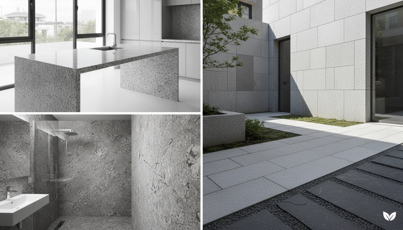 Granito cinza: tipos e ideias para usar