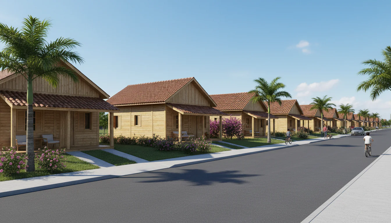 Casas de Madeira Pré-Fabricadas em Governador Dix-Sept Rosado – RN