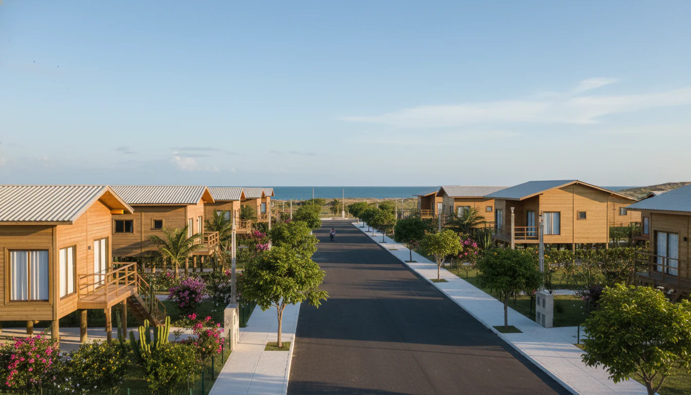 Casas de Madeira Pré-Fabricadas em Grossos – RN