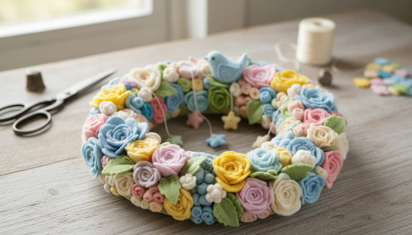 Guirlanda de feltro: passo a passo e inspirações