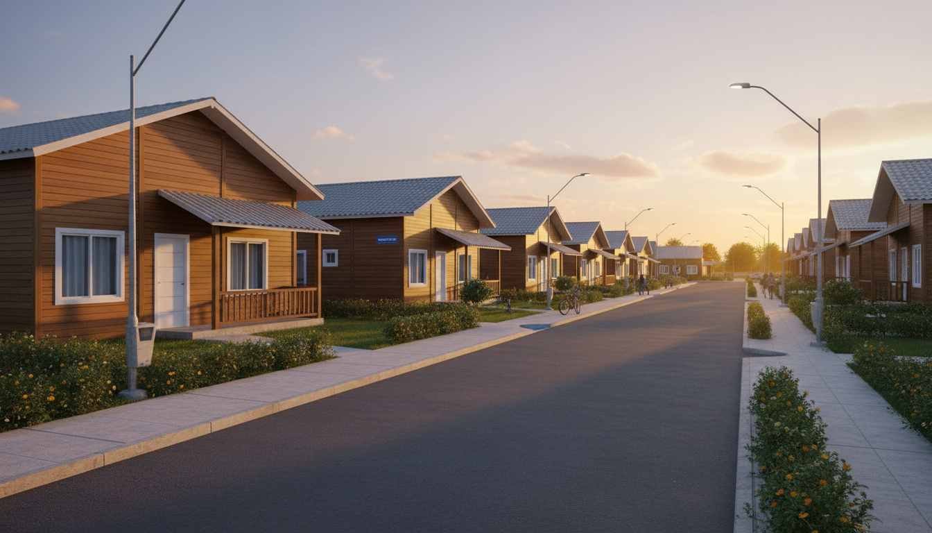 Casas de Madeira Pré-Fabricadas em Janduís – RN