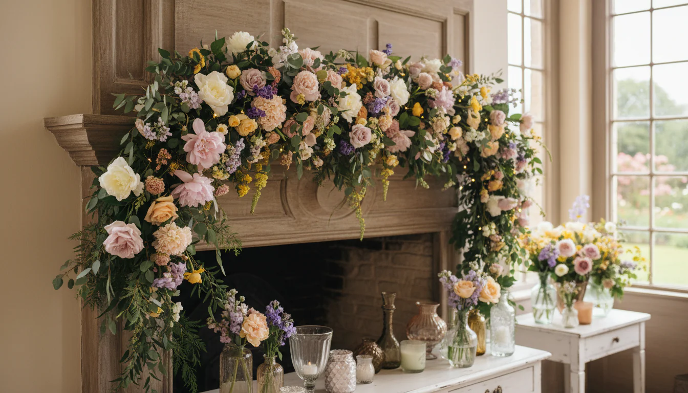 Guirlanda de flores: ideias floridas para decoração