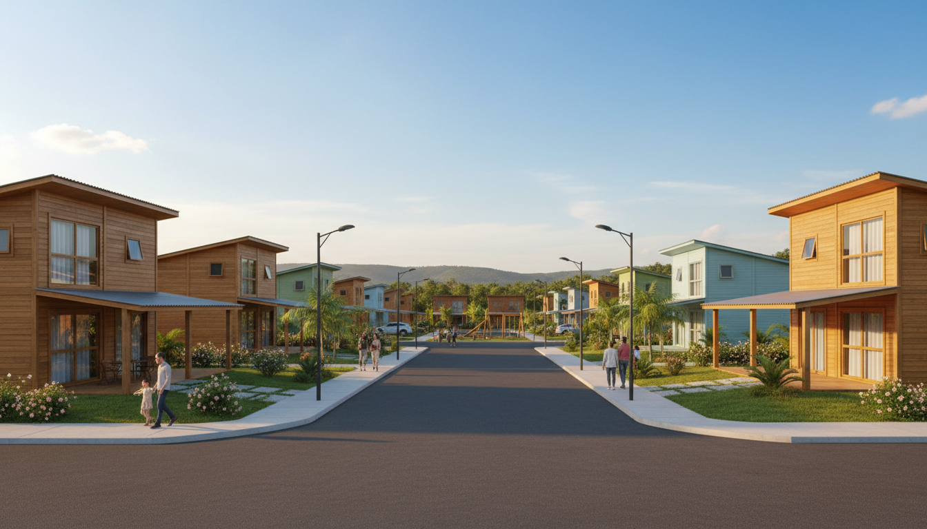 Casas de Madeira Pré-Fabricadas em Japi – RN Casas de Madeira Pré-Fabricadas em Japi – RN