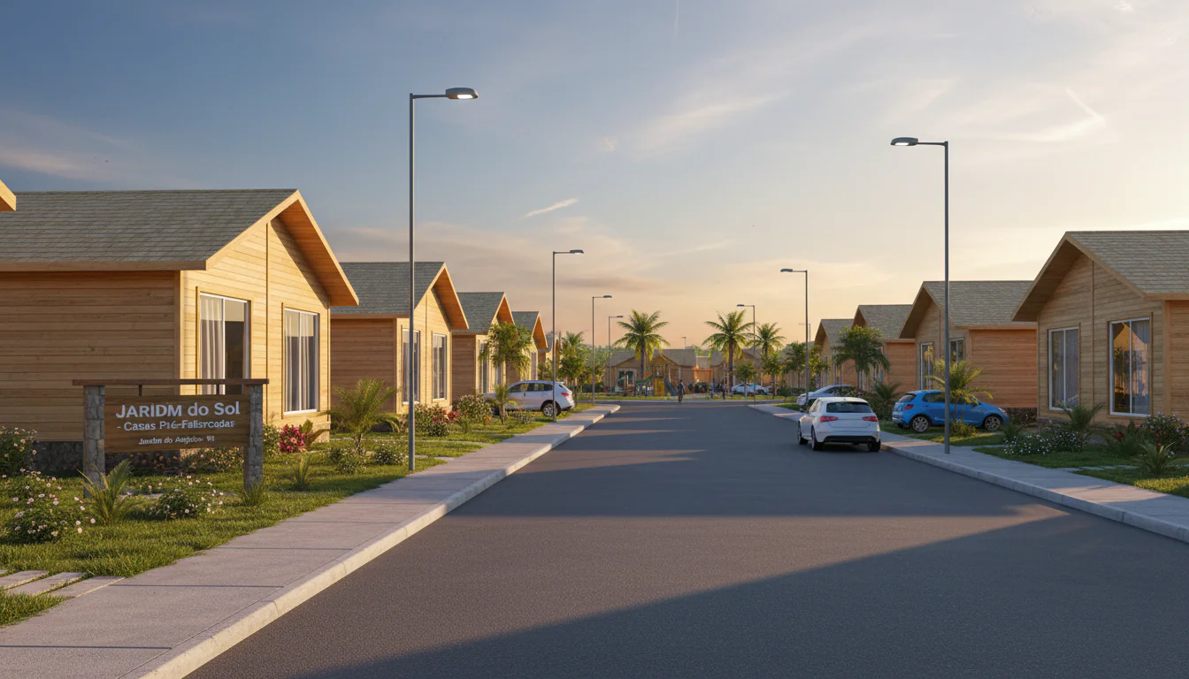 Casas de Madeira Pré-Fabricadas em Jardim de Angicos – RN Casas de Madeira Pré-Fabricadas em Jardim de Angicos – RN