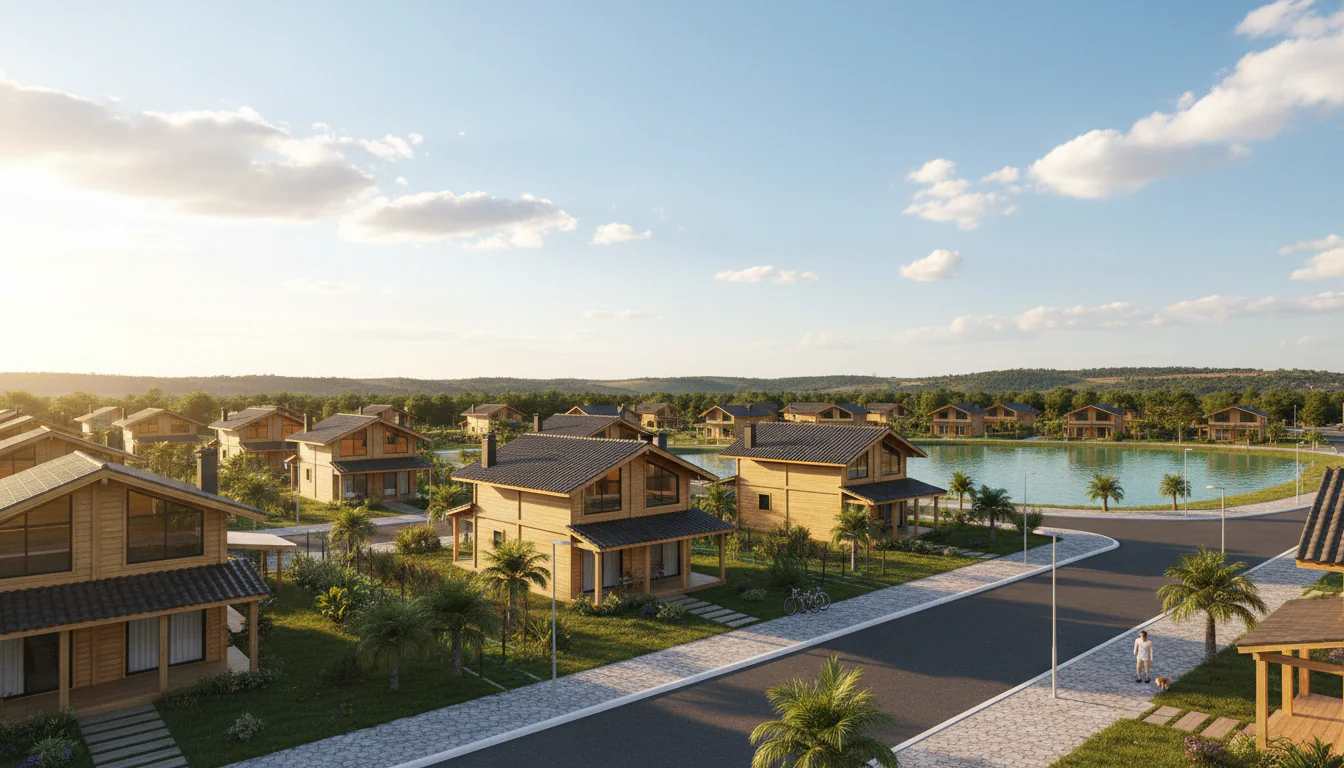 Casas de Madeira Pré-Fabricadas em Lagoa de Pedras – RN Casas de Madeira Pré-Fabricadas em Lagoa de Pedras – RN