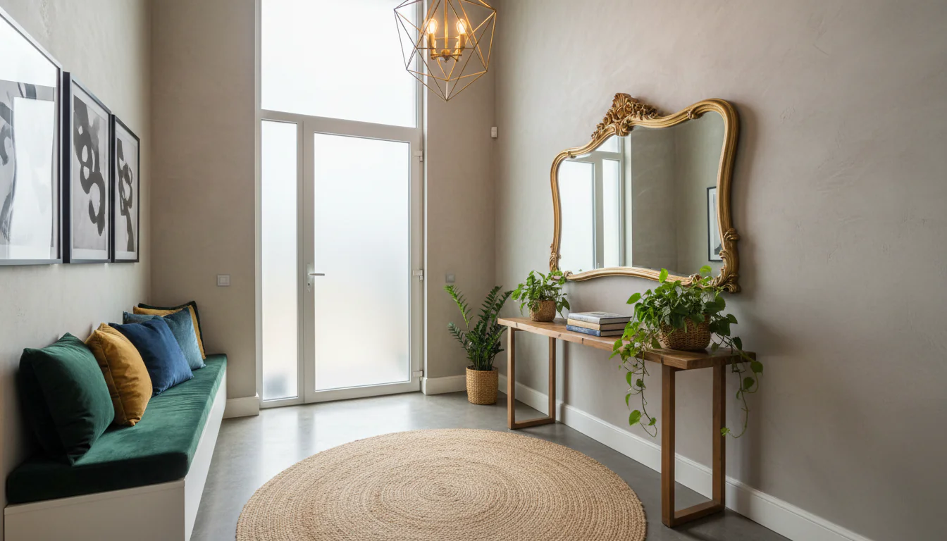 Hall de entrada com espelho: dicas e inspirações