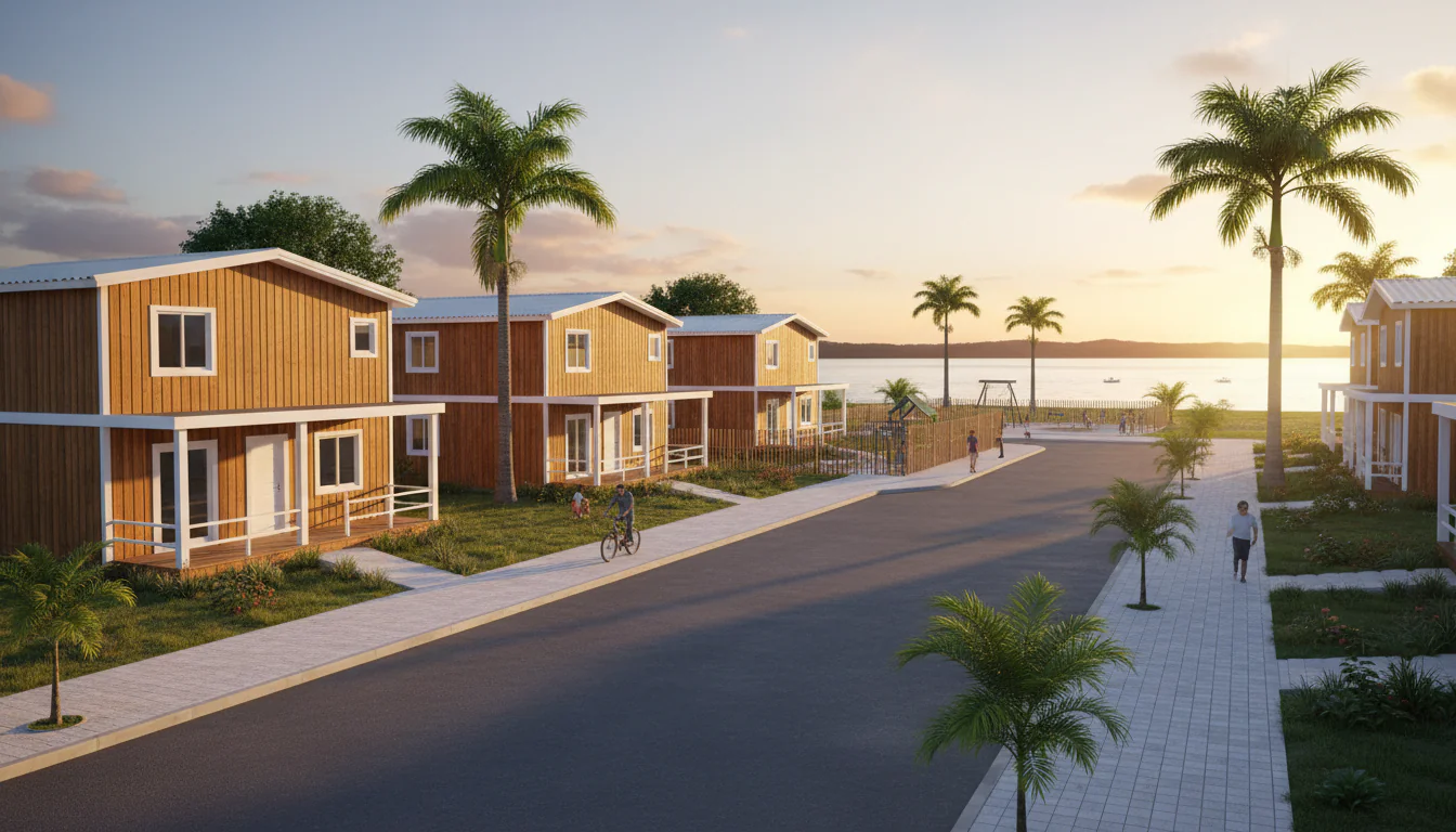 Casas de Madeira Pré-Fabricadas em Lagoa Salgada – RN