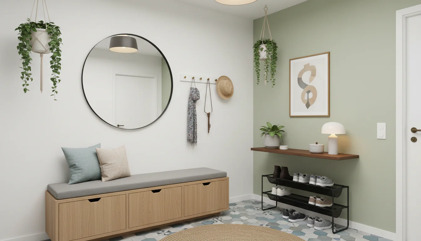 Hall de entrada pequeno: projetos para aproveitar Hall de entrada pequeno: projetos para aproveitar