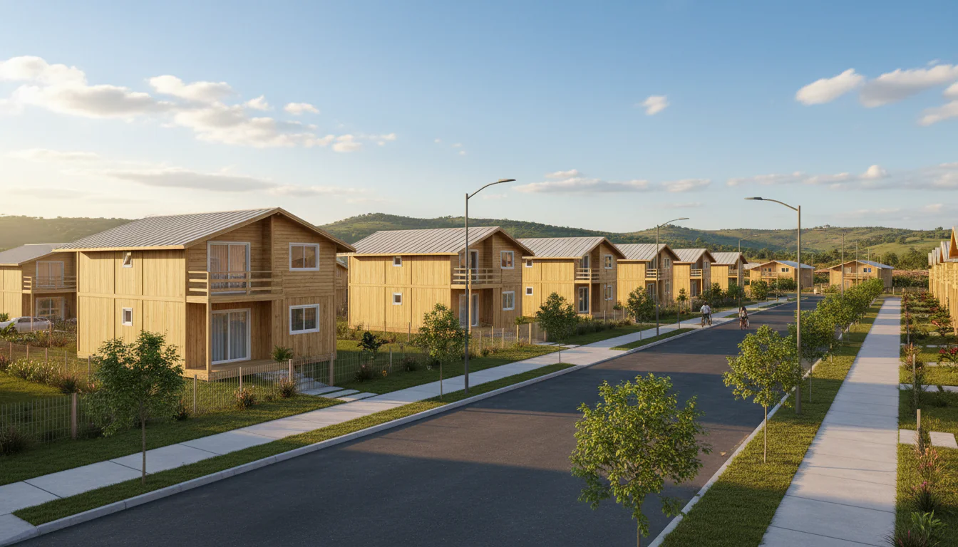 Casas de Madeira Pré-Fabricadas em Parazinho – RN