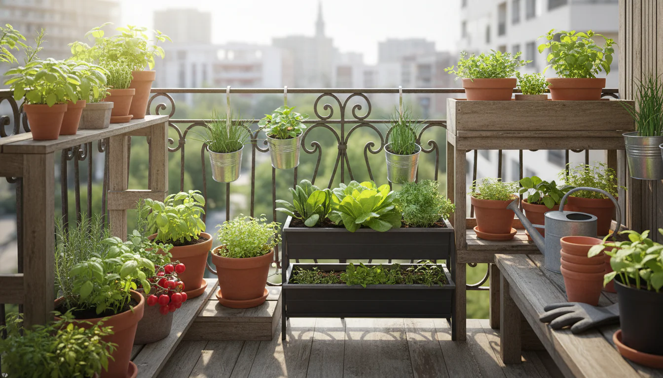 Como montar horta na varanda: dicas e ideias