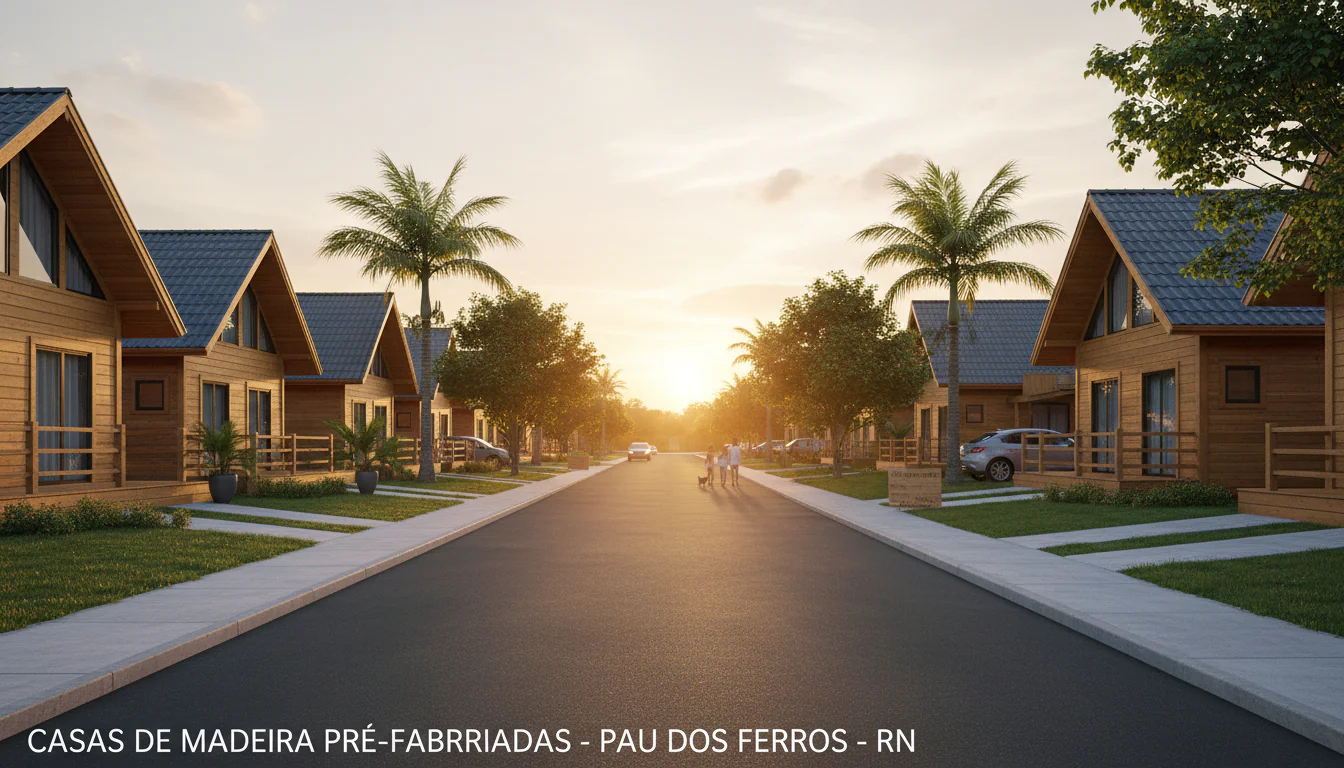 Casas de Madeira Pré-Fabricadas em Pau dos Ferros – RN Casas de Madeira Pré-Fabricadas em Pau dos Ferros – RN