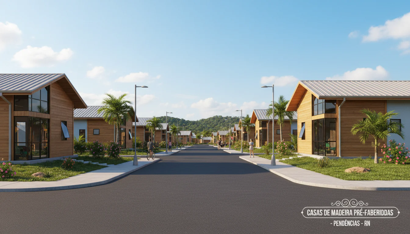 Casas de Madeira Pré-Fabricadas em Pendências – RN