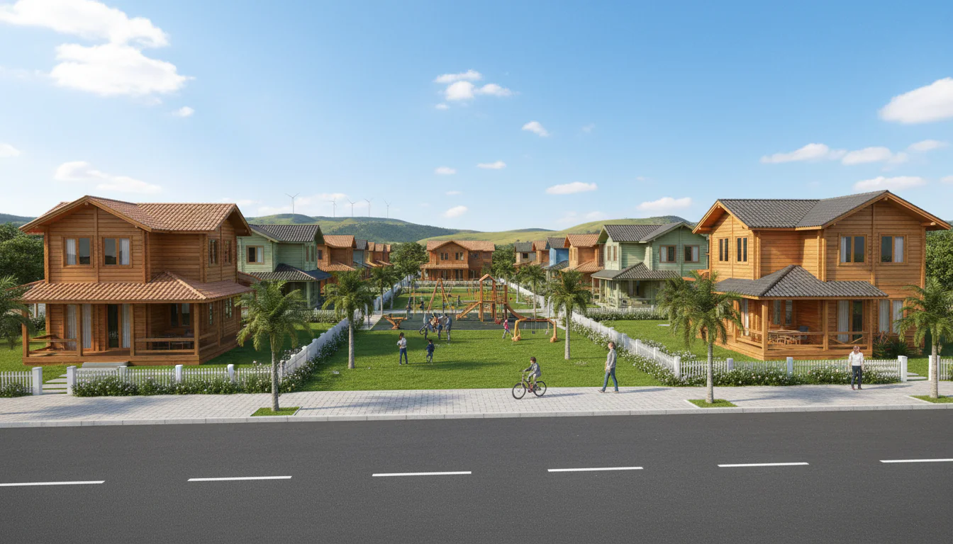 Casas de Madeira Pré-Fabricadas em Santana do Seridó – RN